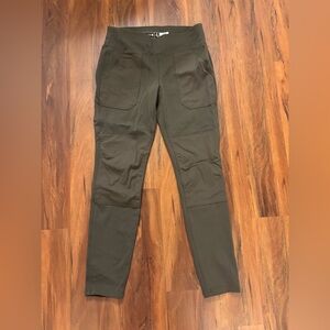 Women’s Carhartt Dark Olive Fitted Utility Stretch Pants